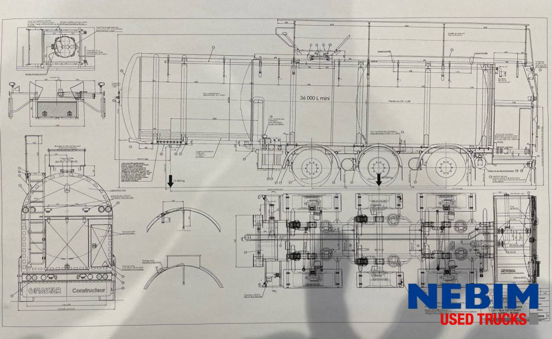 Magyar S43EDD Milk Tank - 36.000L - نصف مقطورة صهريج: صورة 3 Magyar S43EDD Milk Tank - 36.000L - نصف مقطورة صهريج: صورة 3