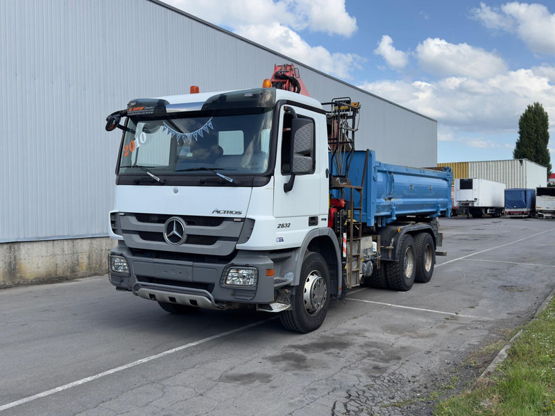 Mercedes-Benz ACTROS 2632 - شاحنة قلاب, شاحنة كرين: صورة 1 Mercedes-Benz ACTROS 2632 - شاحنة قلاب, شاحنة كرين: صورة 1