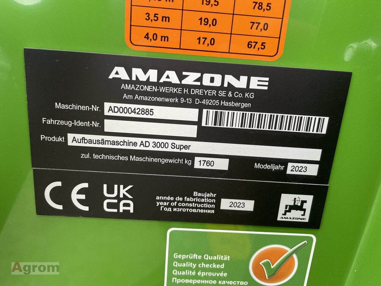 Amazone KE 3002-190 / AD 3000 Super - آلة البذر: صورة 5 Amazone KE 3002-190 / AD 3000 Super - آلة البذر: صورة 5