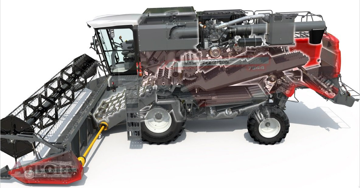 Massey Ferguson 7344 Activa MCS - حصادة: صورة 2 Massey Ferguson 7344 Activa MCS - حصادة: صورة 2