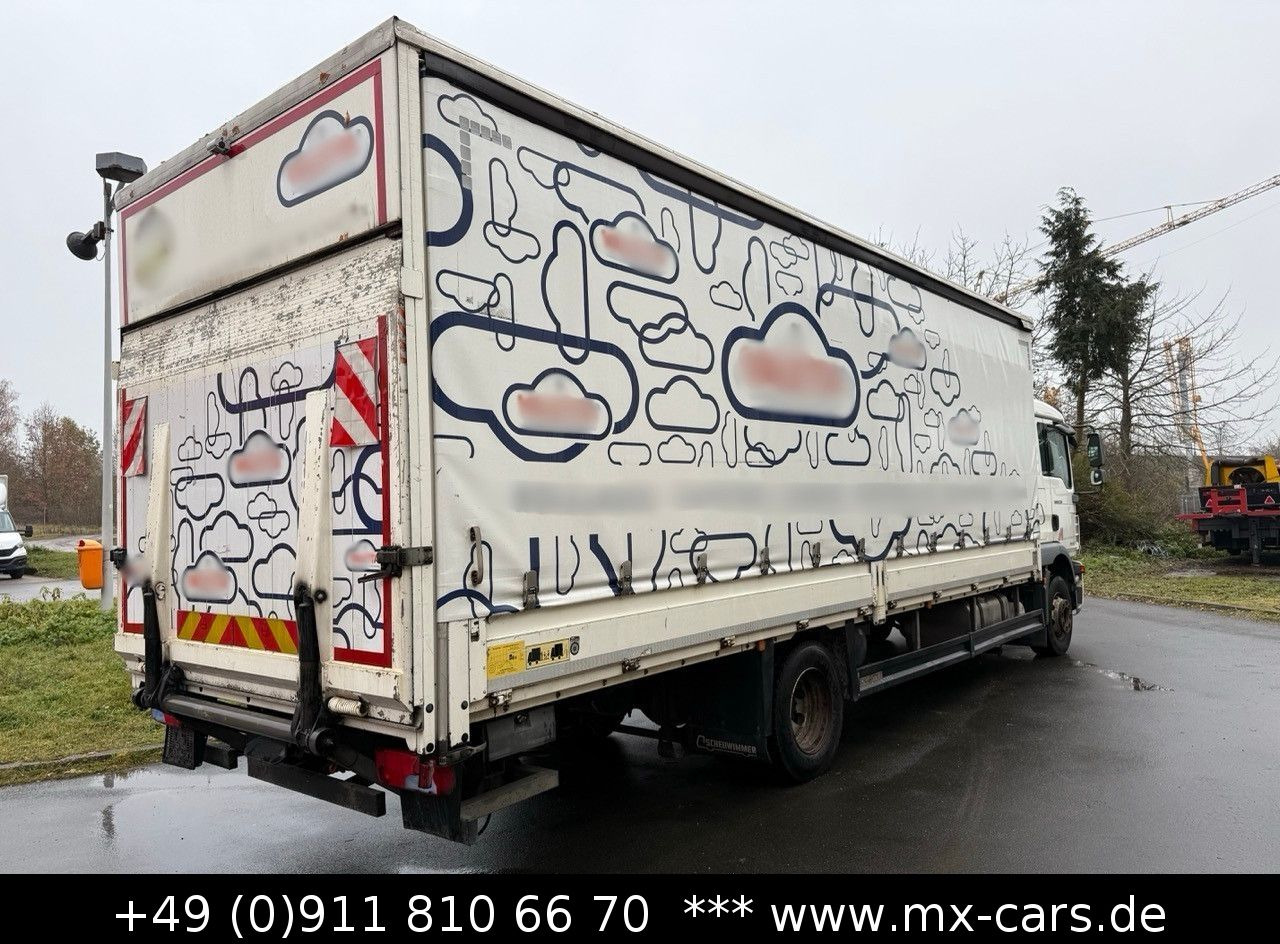 MAN TGM 12.250 Pritsche Plane LBW Schlafkabine Autom - شاحنة ذات ستائر جانبية: صورة 5 MAN TGM 12.250 Pritsche Plane LBW Schlafkabine Autom - شاحنة ذات ستائر جانبية: صورة 5