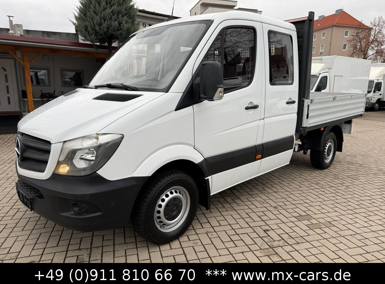 Mercedes-Benz Sprinter 314 CDi Doka Pritsche 6 Sitze Klima - شاحنة توصيل مفتوحة, الشاحنات الصغيرة كابينة مزدوجة: صورة 1 Mercedes-Benz Sprinter 314 CDi Doka Pritsche 6 Sitze Klima - شاحنة توصيل مفتوحة, الشاحنات الصغيرة كابينة مزدوجة: صورة 1