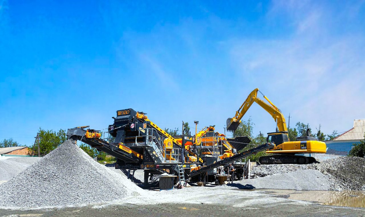 FABO Mobile crusher - كسارة متحركه: صورة 1 FABO Mobile crusher - كسارة متحركه: صورة 1