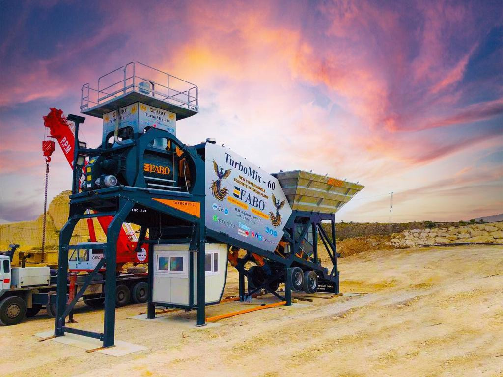 FABO mobile concrete batching plant - آلة الخرسانة: صورة 2 FABO mobile concrete batching plant - آلة الخرسانة: صورة 2