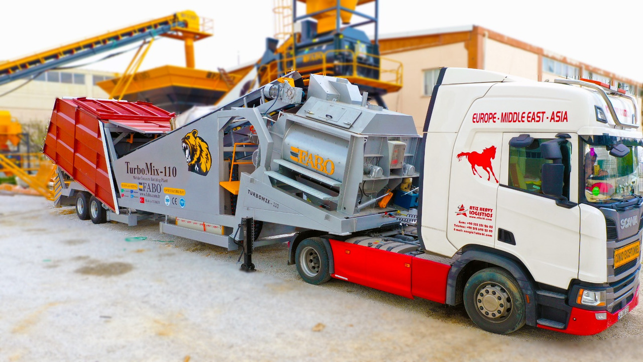 FABO mobile concrete batching plant - آلة الخرسانة: صورة 4 FABO mobile concrete batching plant - آلة الخرسانة: صورة 4