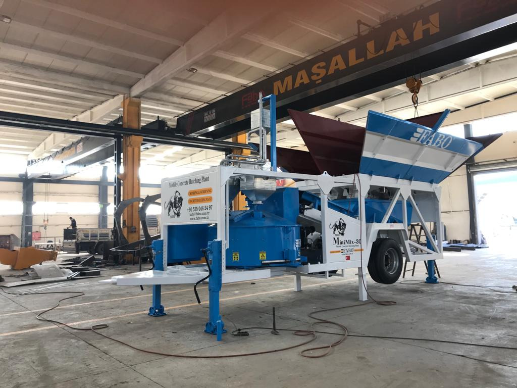 آلة الخرسانة للبيع  FABO mobile concrete batching plant: صورة 8