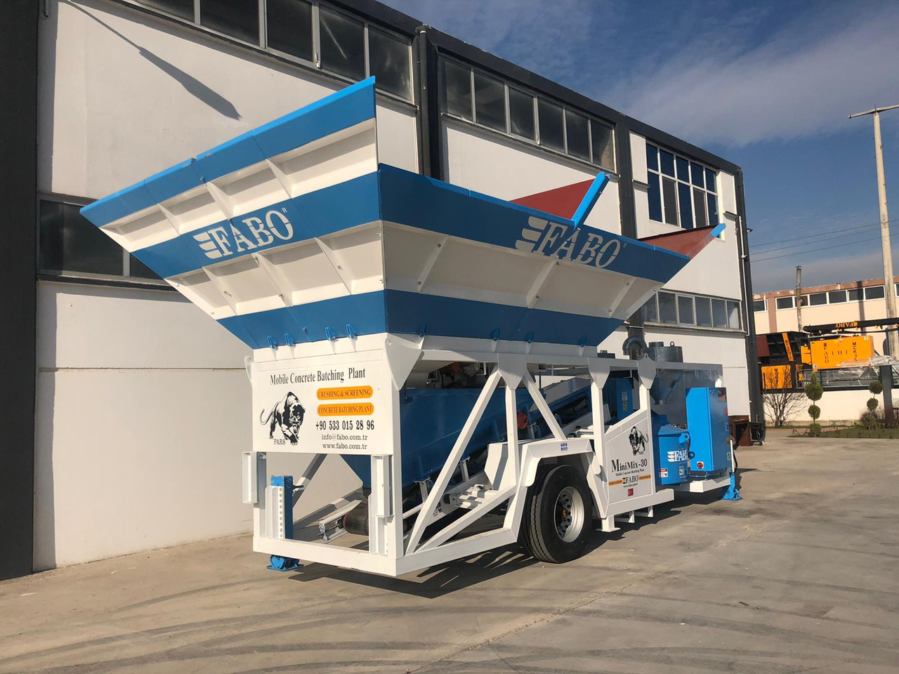 FABO mobile concrete batching plant - آلة الخرسانة: صورة 3 FABO mobile concrete batching plant - آلة الخرسانة: صورة 3
