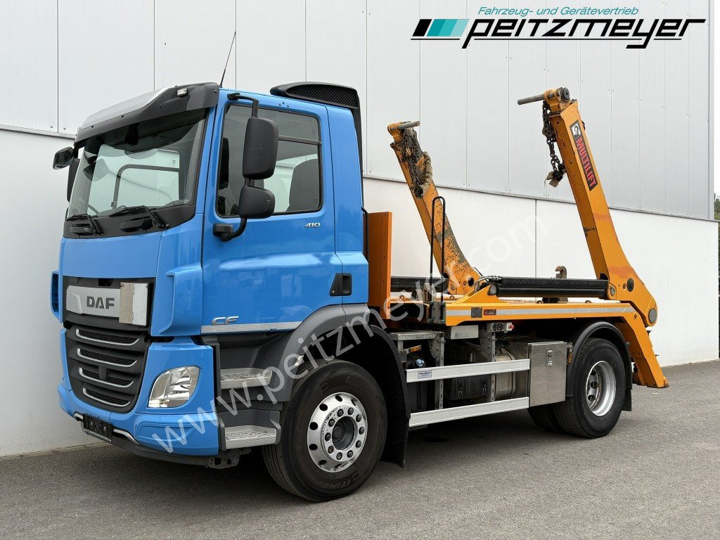 DAF CF 410 FA Multilift Futura 12 Tele + Zusatzverriegelung - شاحنة لودر انزلاقي: صورة 1 DAF CF 410 FA Multilift Futura 12 Tele + Zusatzverriegelung - شاحنة لودر انزلاقي: صورة 1
