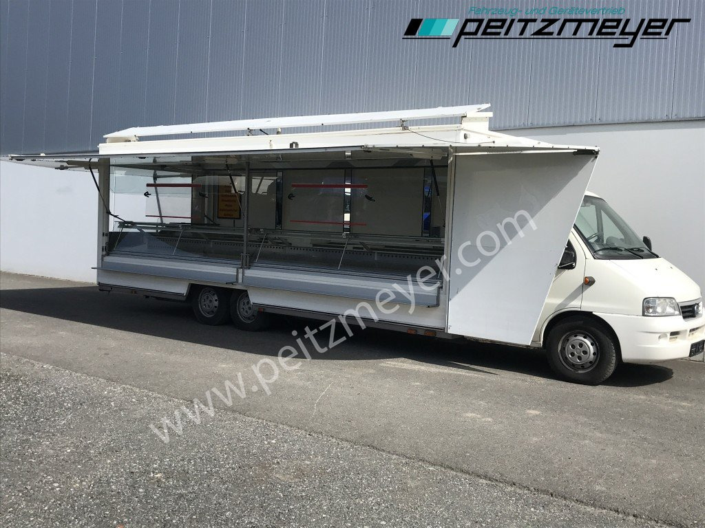 IVECO FIAT (I) Ducato Verkaufswagen 6,5 m - Motor neu vor 21 TKM + Kühltheke, Fritteuse - شاحنة بيع: صورة 2 IVECO FIAT (I) Ducato Verkaufswagen 6,5 m - Motor neu vor 21 TKM + Kühltheke, Fritteuse - شاحنة بيع: صورة 2