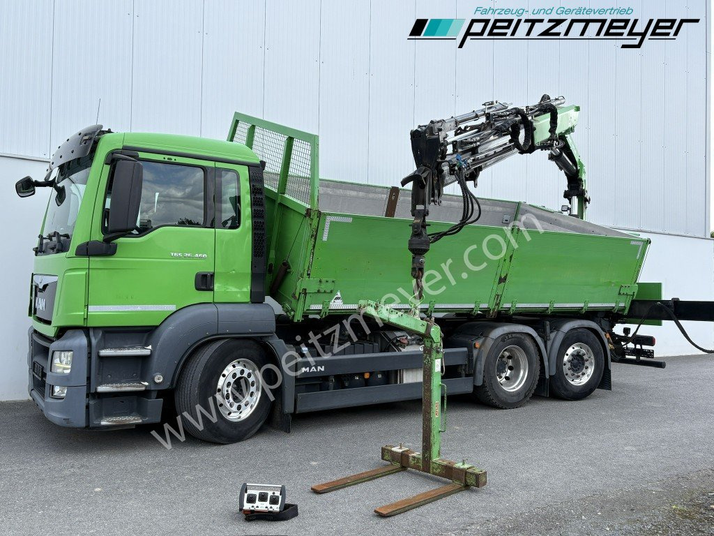 MAN TGS 26.460 FL 6x2 Kipper+Kran+Funk Lenkachse, 2-Seitenkipper, Atlas 172.3 - شاحنة قلاب, شاحنة كرين: صورة 1 MAN TGS 26.460 FL 6x2 Kipper+Kran+Funk Lenkachse, 2-Seitenkipper, Atlas 172.3 - شاحنة قلاب, شاحنة كرين: صورة 1