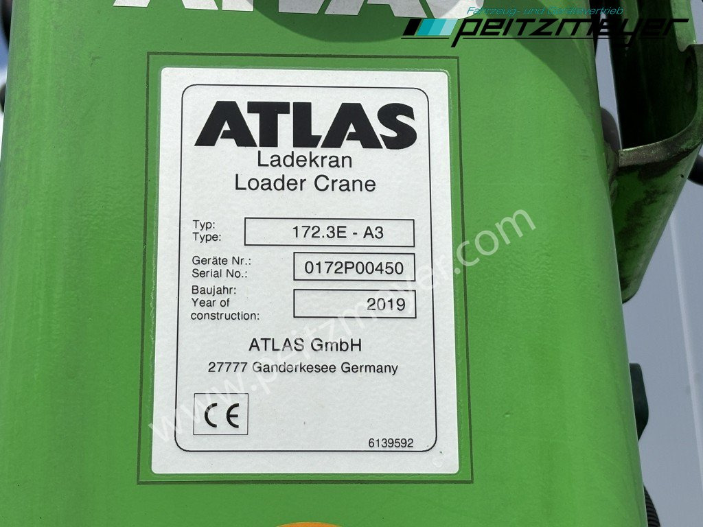 شاحنة قلاب MAN TGS 26.460 FL 6x2 Kipper+Kran+Funk Lenkachse, 2-Seitenkipper, Atlas 172.3: صورة 17