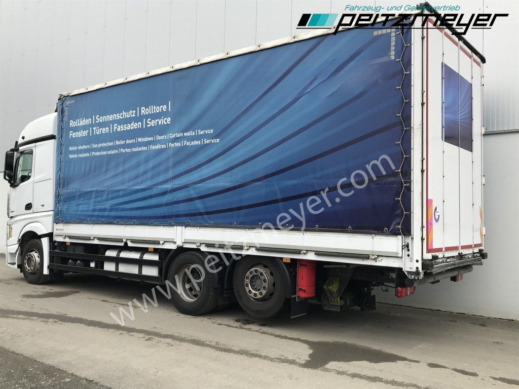 MERCEDES-BENZ Actros 2542 LL Pritsche, EU 6, Klima, Standklima, - شاحنة ذات ستائر جانبية: صورة 4 MERCEDES-BENZ Actros 2542 LL Pritsche, EU 6, Klima, Standklima, - شاحنة ذات ستائر جانبية: صورة 4