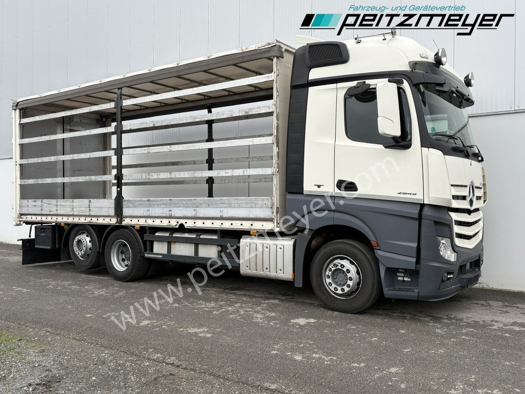 MERCEDES-BENZ Actros 2545 LL Pritsche, Klima, Standklima, PPC, EU 6 MP 4 - Edscha - شاحنة ذات ستائر جانبية: صورة 2 MERCEDES-BENZ Actros 2545 LL Pritsche, Klima, Standklima, PPC, EU 6 MP 4 - Edscha - شاحنة ذات ستائر جانبية: صورة 2