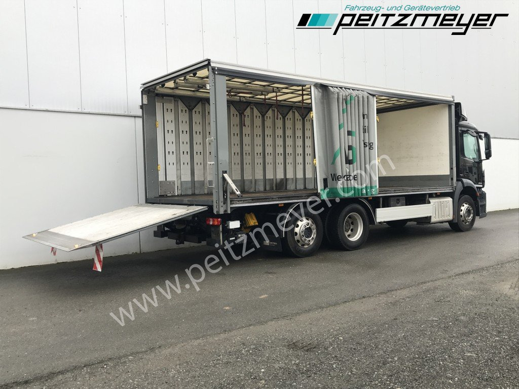MERCEDES-BENZ Antos 2543 LL Getränke Schiebeplane Retarder, 2 x AHK, LBW 2 t., Lenkachse - شاحنة مشروبات: صورة 3 MERCEDES-BENZ Antos 2543 LL Getränke Schiebeplane Retarder, 2 x AHK, LBW 2 t., Lenkachse - شاحنة مشروبات: صورة 3