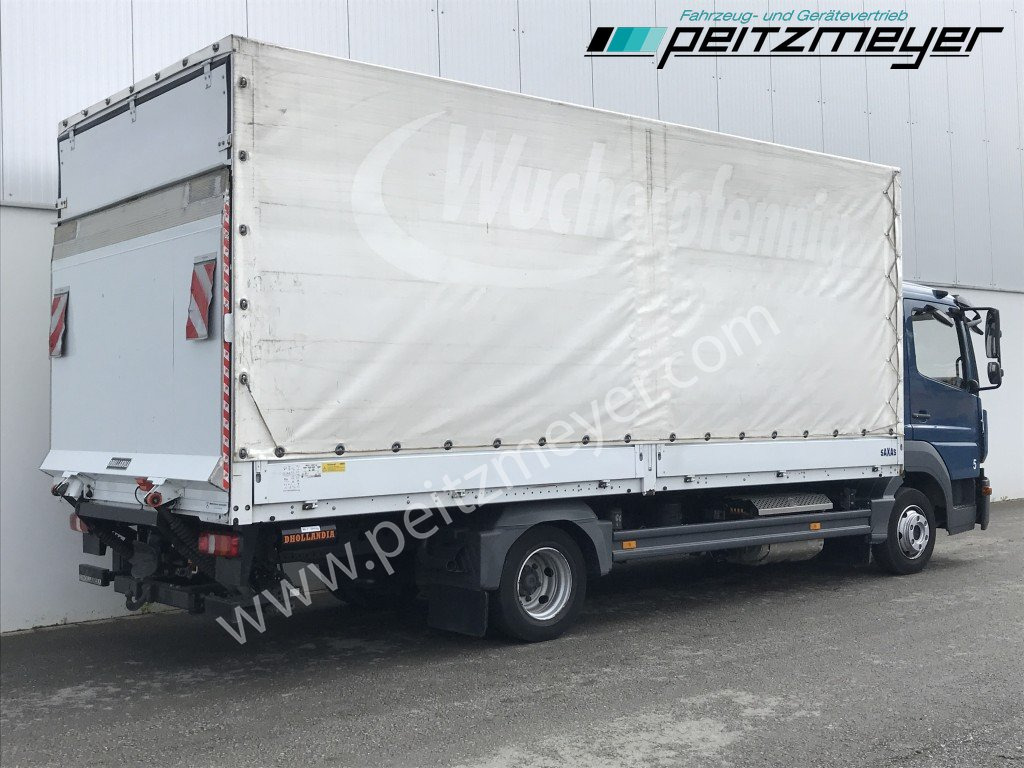 MERCEDES-BENZ Atego 818 L Pritsche+LBW, Klima, 2 x AHK - شاحنة ذات ستائر جانبية: صورة 3 MERCEDES-BENZ Atego 818 L Pritsche+LBW, Klima, 2 x AHK - شاحنة ذات ستائر جانبية: صورة 3