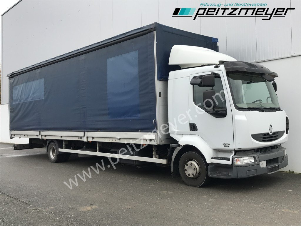RENAULT (F) Midlum 220.12 Maxi Pritsche 9,5 m MAXI - شاحنة ذات ستائر جانبية: صورة 2 RENAULT (F) Midlum 220.12 Maxi Pritsche 9,5 m MAXI - شاحنة ذات ستائر جانبية: صورة 2