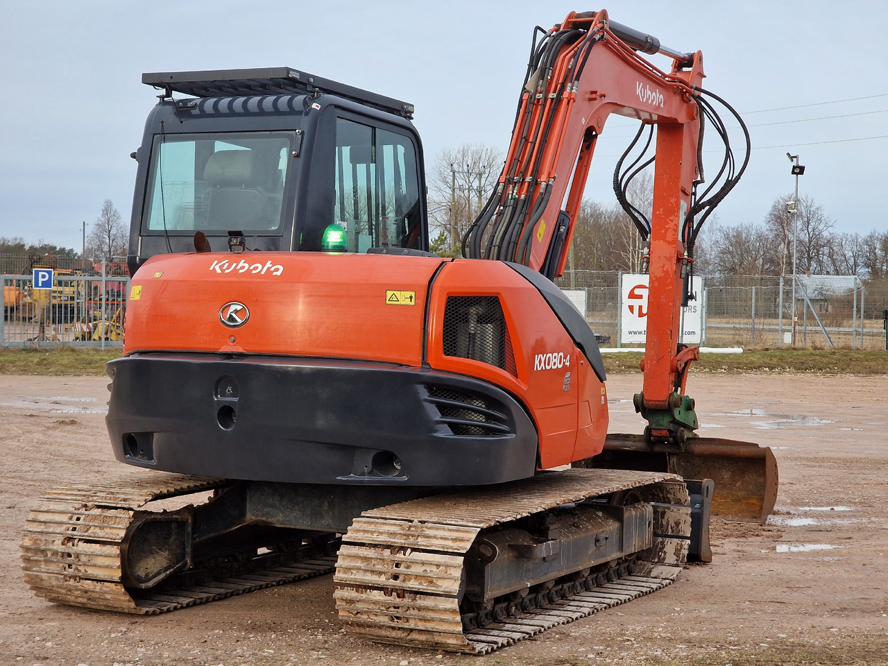 KUBOTA KX080-4. Metal tracks. - حفار صغير: صورة 4 KUBOTA KX080-4. Metal tracks. - حفار صغير: صورة 4