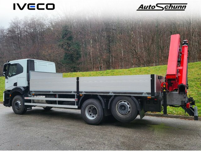 IVECO X-Way AT280X46Y/PS ON++LED+KRAN + KIPPMULDE... - شاحنة كرين, شاحنات مسطحة: صورة 1 IVECO X-Way AT280X46Y/PS ON++LED+KRAN + KIPPMULDE... - شاحنة كرين, شاحنات مسطحة: صورة 1