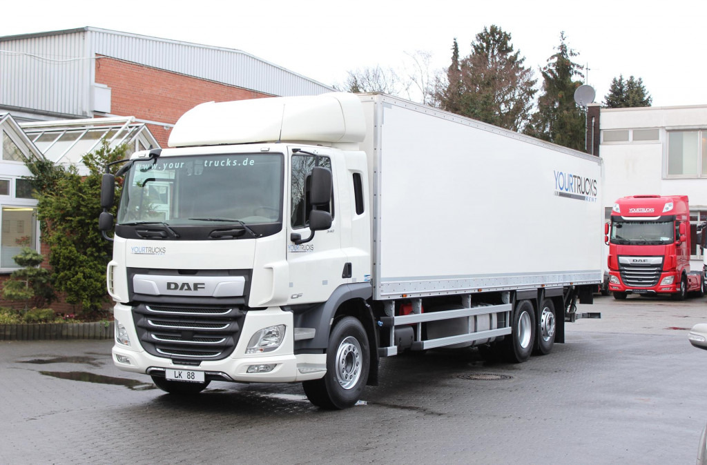Daf CF 340 E6 Koffer 9,6 m Klima LBW ACC - شاحنة صندوقية: صورة 1 Daf CF 340 E6 Koffer 9,6 m Klima LBW ACC - شاحنة صندوقية: صورة 1