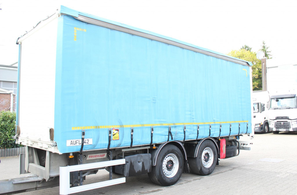 مقطورة ستارة Fruehauf Fruehauf 2-Achser SAF Edscha Alu Bordwände: صورة 9