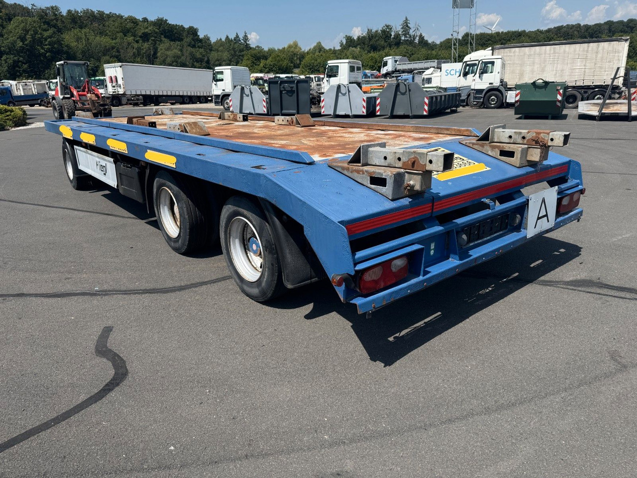 Fliegl TPS 240 3- Achs Kombi Anhänger - Blattfederung- - مقطورة هوك ليفت/ لود لوجر: صورة 3 Fliegl TPS 240 3- Achs Kombi Anhänger - Blattfederung- - مقطورة هوك ليفت/ لود لوجر: صورة 3