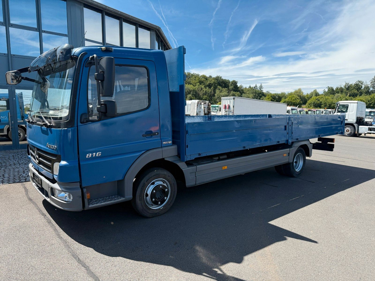 Mercedes-Benz Atego 816 Euro 5 AHK + Druckluftanschlüssen - شاحنات مسطحة: صورة 3 Mercedes-Benz Atego 816 Euro 5 AHK + Druckluftanschlüssen - شاحنات مسطحة: صورة 3