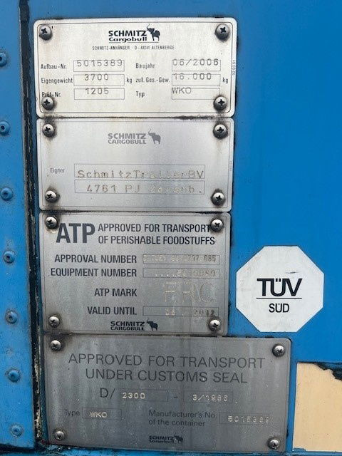 Schmitz Cargobull wko - حاوية تبريد: صورة 4 Schmitz Cargobull wko - حاوية تبريد: صورة 4