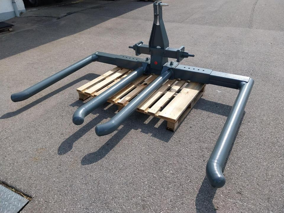 Ballengabel doppelt Siloballengabel Ballentransportgabel Heu Silo - معدات تخزين حبوب: صورة 1 Ballengabel doppelt Siloballengabel Ballentransportgabel Heu Silo - معدات تخزين حبوب: صورة 1