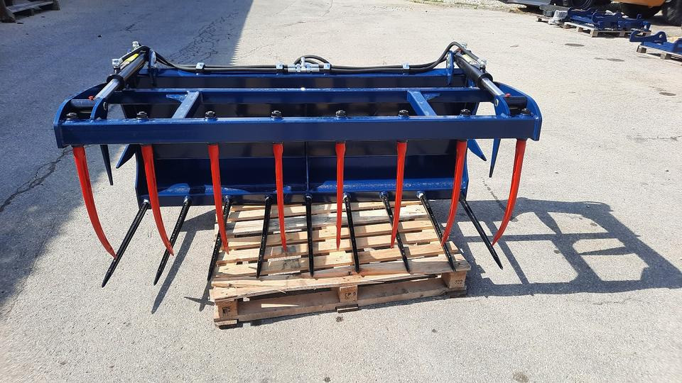 Krokodilgebiss Greifschaufel Frontlader Weidemann Hoflader Euro - معدات تخزين حبوب: صورة 2 Krokodilgebiss Greifschaufel Frontlader Weidemann Hoflader Euro - معدات تخزين حبوب: صورة 2