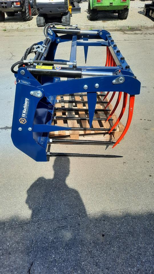 Krokodilgebiss Greifschaufel Frontlader Weidemann Hoflader Euro - معدات تخزين حبوب: صورة 3 Krokodilgebiss Greifschaufel Frontlader Weidemann Hoflader Euro - معدات تخزين حبوب: صورة 3