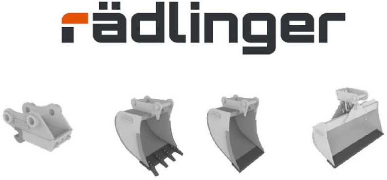 Rädlinger Löffelpaket 3,5 - 5 to mit MS 03 Schnellwechsler Yanmar - بكت حفار: صورة 1 Rädlinger Löffelpaket 3,5 - 5 to mit MS 03 Schnellwechsler Yanmar - بكت حفار: صورة 1