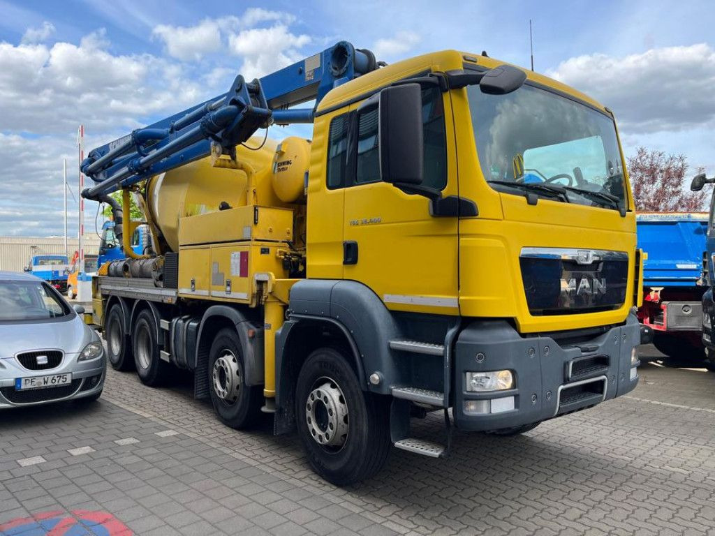 MAN TG-S 35.360 8x4 BB Pumi Pumi 24mKolbenpumpe deut - مضخة خرسانة: صورة 2 MAN TG-S 35.360 8x4 BB Pumi Pumi 24mKolbenpumpe deut - مضخة خرسانة: صورة 2