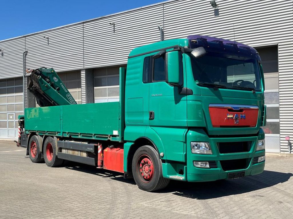 MAN TG-X 26.440 6x2-2 BL Pritsche Heckkran Fassi 360 - شاحنات مسطحة, شاحنة كرين: صورة 2 MAN TG-X 26.440 6x2-2 BL Pritsche Heckkran Fassi 360 - شاحنات مسطحة, شاحنة كرين: صورة 2
