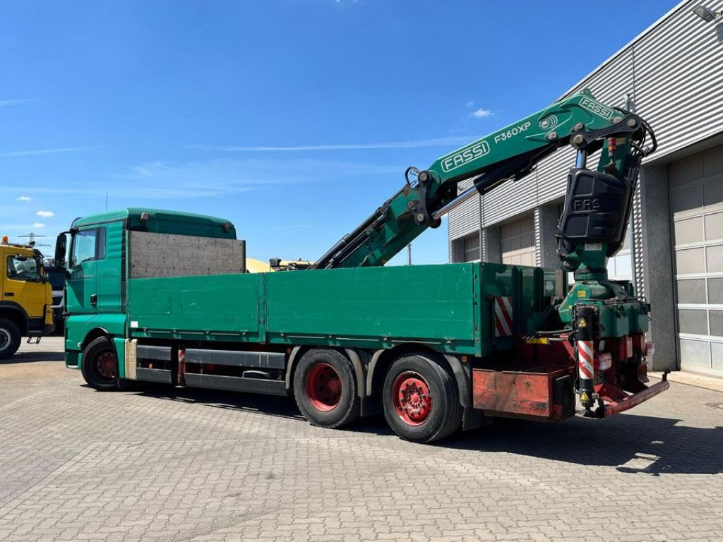 MAN TG-X 26.440 6x2-2 BL Pritsche Heckkran Fassi 360 - شاحنة كرين: صورة 3 MAN TG-X 26.440 6x2-2 BL Pritsche Heckkran Fassi 360 - شاحنة كرين: صورة 3