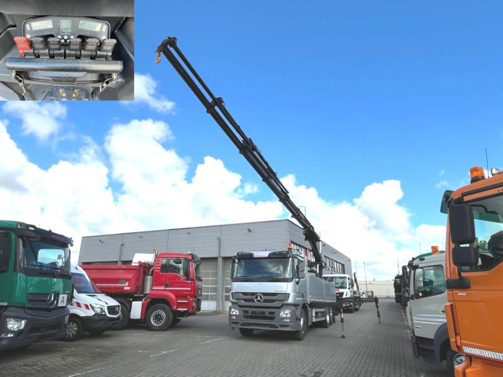 MERCEDES-BENZ Actros 2546 L 6x2 Pritsche Heckkran Hiab 288 6xhyd - شاحنات مسطحة, شاحنة كرين: صورة 1 MERCEDES-BENZ Actros 2546 L 6x2 Pritsche Heckkran Hiab 288 6xhyd - شاحنات مسطحة, شاحنة كرين: صورة 1