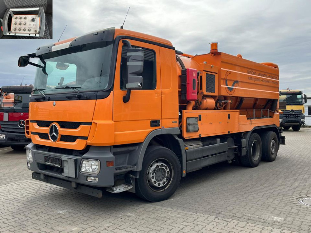 MERCEDES-BENZ Actros 2546 L 6x2 Saug + Spülwagen super Zustand ADR - فراغ شاحنة: صورة 1 MERCEDES-BENZ Actros 2546 L 6x2 Saug + Spülwagen super Zustand ADR - فراغ شاحنة: صورة 1