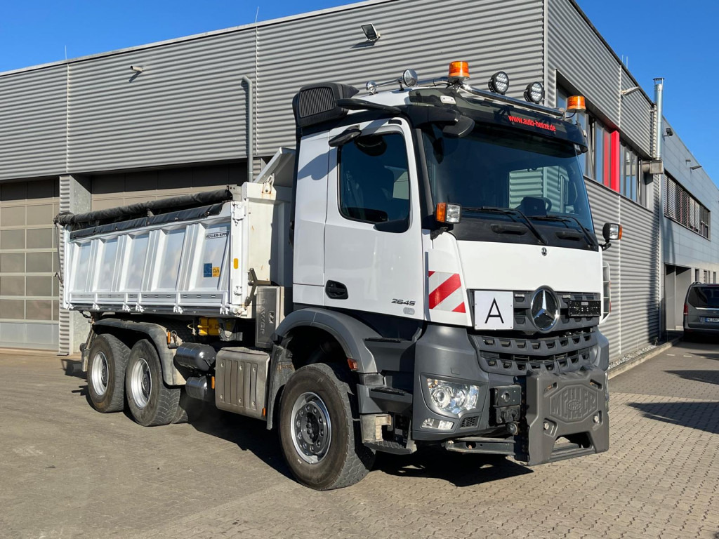 MERCEDES-BENZ Arocs 2645 K 6x4 3-Achs Kipper gr. Meiller Bordmatik 2 Stempel - شاحنة قلاب: صورة 5 MERCEDES-BENZ Arocs 2645 K 6x4 3-Achs Kipper gr. Meiller Bordmatik 2 Stempel - شاحنة قلاب: صورة 5