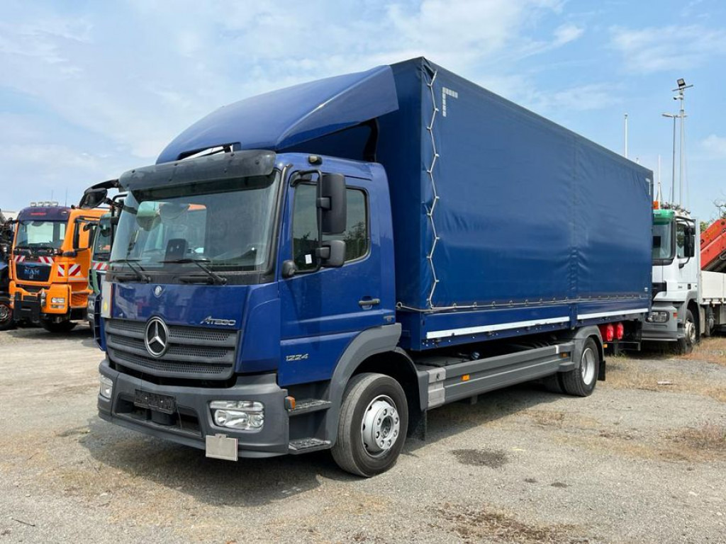 MERCEDES-BENZ Atego 1224 L Pritsche LBW LBW 1.5to - شاحنة ذات ستائر جانبية: صورة 1 MERCEDES-BENZ Atego 1224 L Pritsche LBW LBW 1.5to - شاحنة ذات ستائر جانبية: صورة 1
