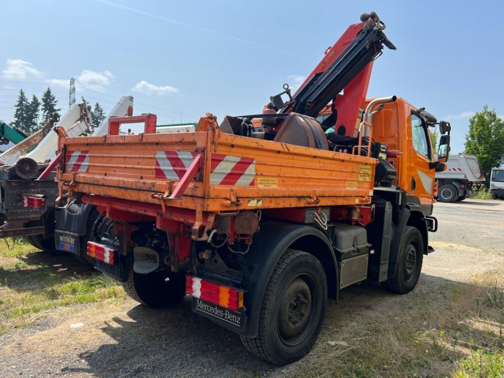 Mercedes-Benz Unimog U20 2-Achs Allradkipper Kran Palfinger Kr - شاحنة قلاب, شاحنة كرين: صورة 4 Mercedes-Benz Unimog U20 2-Achs Allradkipper Kran Palfinger Kr - شاحنة قلاب, شاحنة كرين: صورة 4