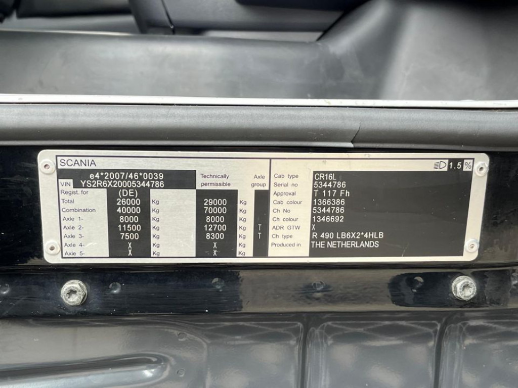 SCANIA (S) R 490 LB 6x2 Pritsche Plane incl. Mitnahmestapler - شاحنة ذات ستائر جانبية: صورة 3 SCANIA (S) R 490 LB 6x2 Pritsche Plane incl. Mitnahmestapler - شاحنة ذات ستائر جانبية: صورة 3