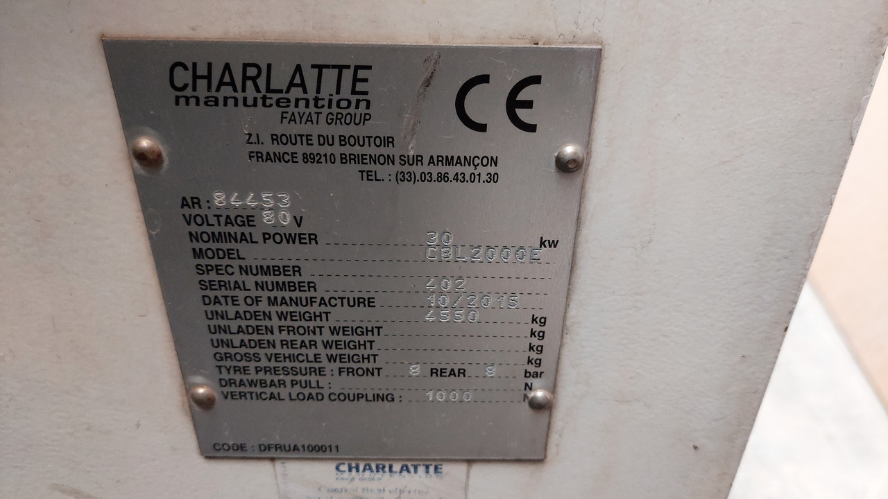 CBL2000E Belt Loader Charlatte - محمل الحزام: صورة 2 CBL2000E Belt Loader Charlatte - محمل الحزام: صورة 2