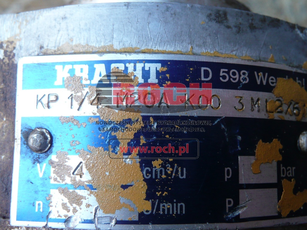 KRACHT KP1/4 M20A K00 3 ML2/61 - مضخة هيدروليكية: صورة 2 KRACHT KP1/4 M20A K00 3 ML2/61 - مضخة هيدروليكية: صورة 2