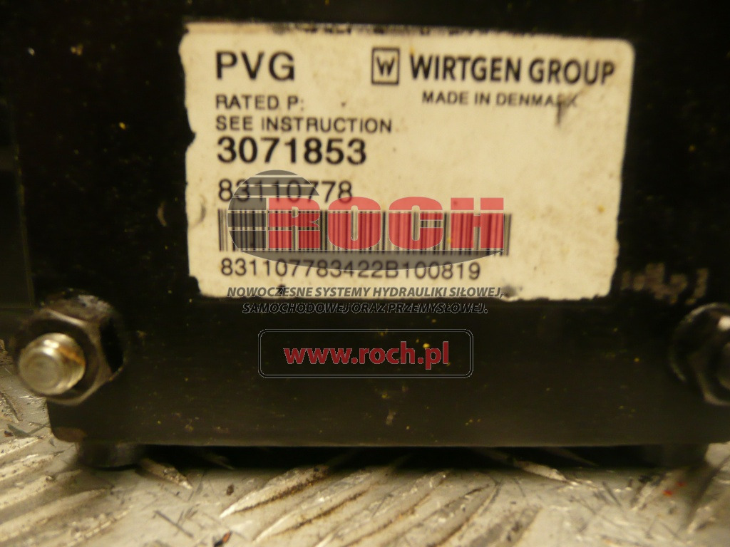 WIRTGEN PVG 3071853 83110778 - 1 SEKCYJNY + 11172734 11-32VDC - صمام هيدروليكي: صورة 1 WIRTGEN PVG 3071853 83110778 - 1 SEKCYJNY + 11172734 11-32VDC - صمام هيدروليكي: صورة 1