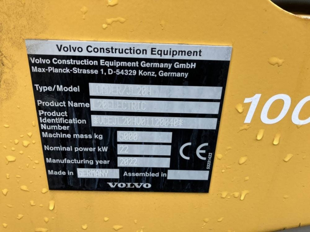 تأجير  Volvo JL20H Electric Volvo JL20H Electric: صورة 19