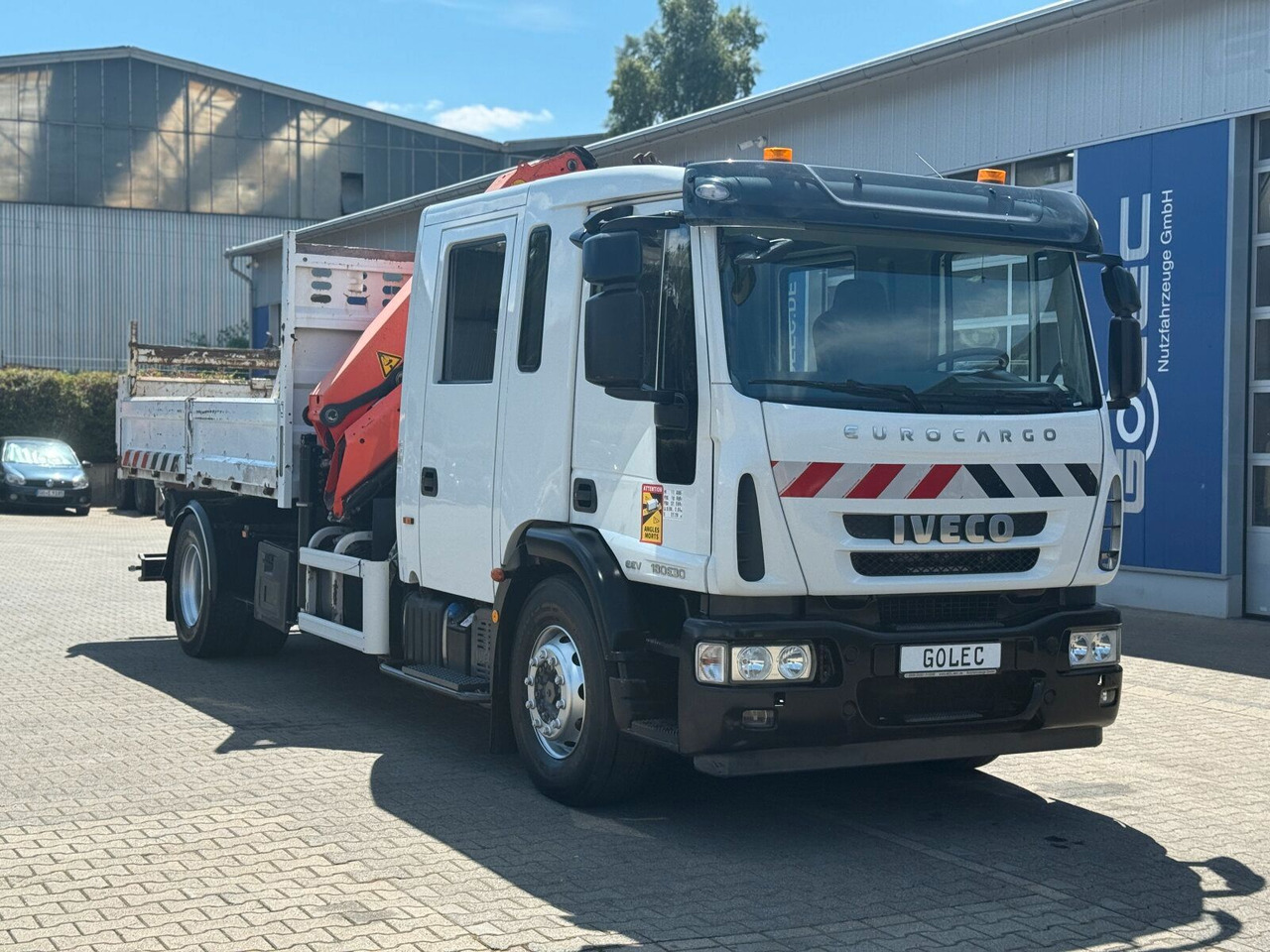 Iveco ML180E 4x2 DOKA Euro 5 Kipper Kran PK16001K-B - شاحنة قلاب, شاحنة كرين: صورة 1 Iveco ML180E 4x2 DOKA Euro 5 Kipper Kran PK16001K-B - شاحنة قلاب, شاحنة كرين: صورة 1