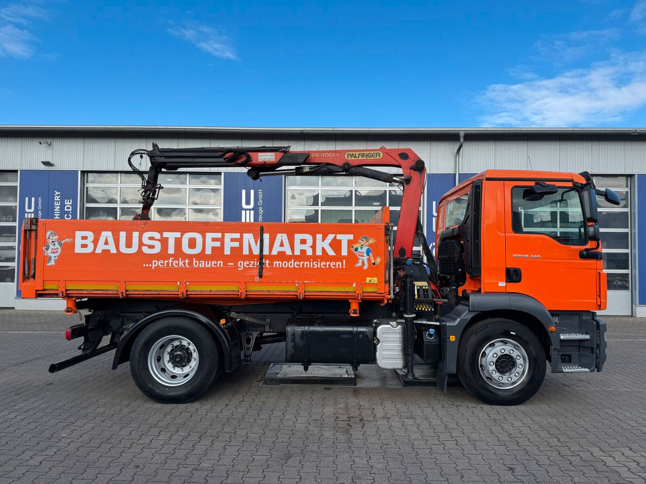 MAN TGM 18.340 4x2 Euro 6 Kipper Kran PK11001.K - شاحنة كرين: صورة 3 MAN TGM 18.340 4x2 Euro 6 Kipper Kran PK11001.K - شاحنة كرين: صورة 3