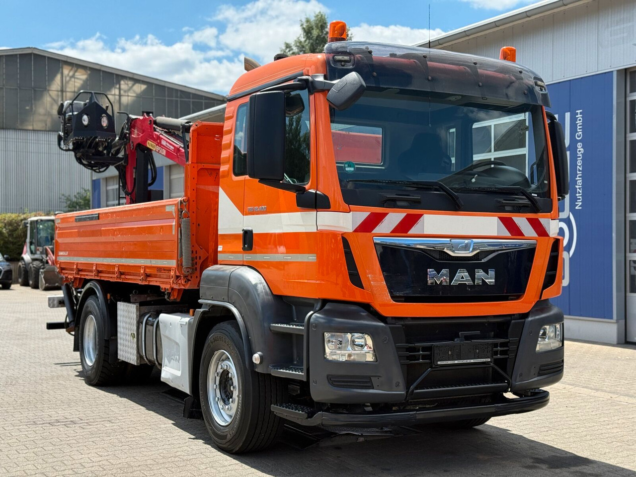 MAN TGS 18.400 4x2 Kipper Bordmatic Kran Palfinger - شاحنة قلاب, شاحنة كرين: صورة 1 MAN TGS 18.400 4x2 Kipper Bordmatic Kran Palfinger - شاحنة قلاب, شاحنة كرين: صورة 1