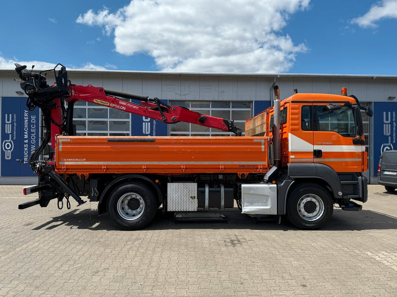 MAN TGS 18.400 4x2 Kipper Bordmatic Kran Palfinger - شاحنة قلاب, شاحنة كرين: صورة 2 MAN TGS 18.400 4x2 Kipper Bordmatic Kran Palfinger - شاحنة قلاب, شاحنة كرين: صورة 2