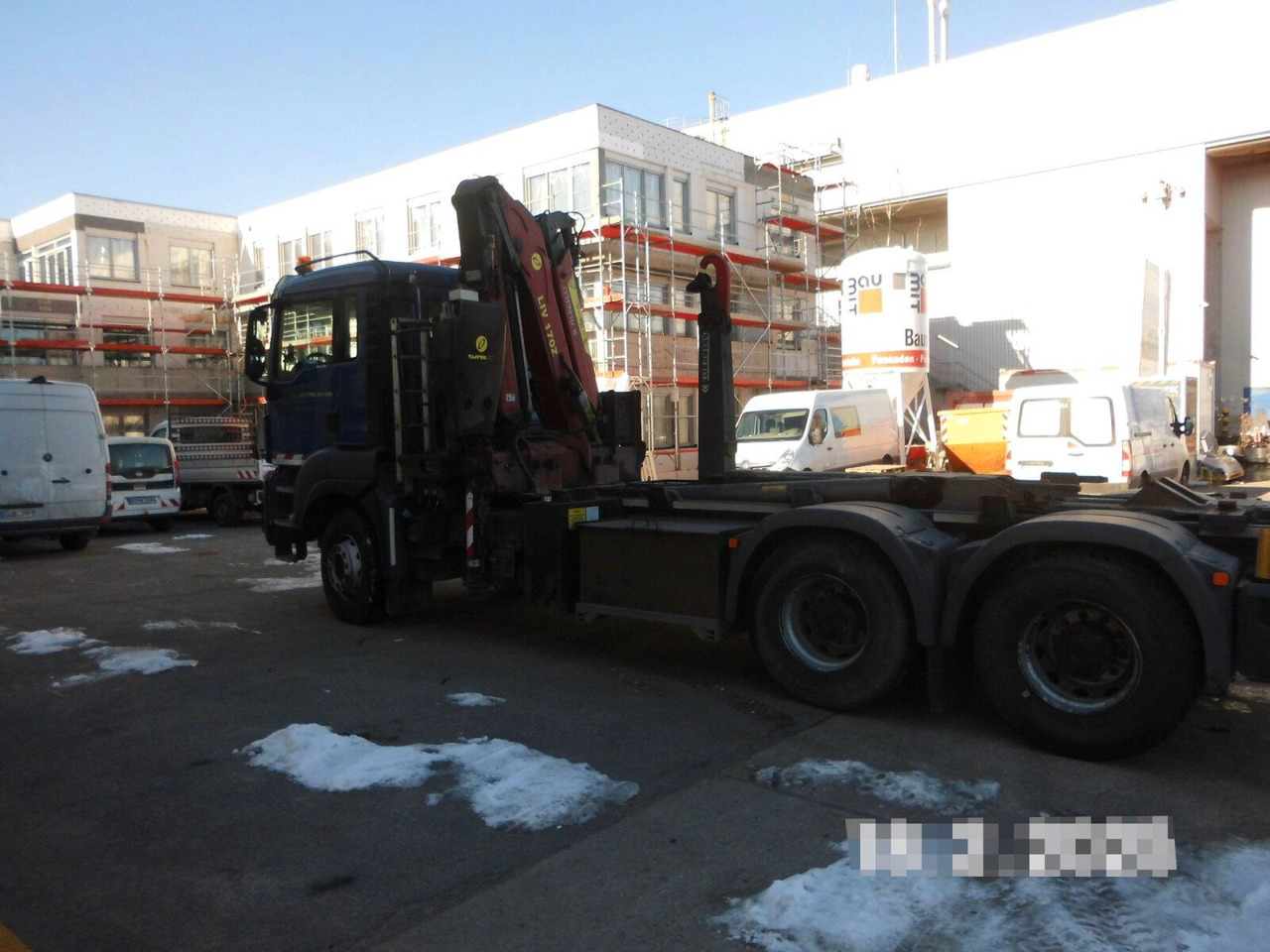 MAN TGS 28.480 6x4 Abrollkipper + Kran bis 4,63 T - شاحنة برافعة خطافية, شاحنة كرين: صورة 4 MAN TGS 28.480 6x4 Abrollkipper + Kran bis 4,63 T - شاحنة برافعة خطافية, شاحنة كرين: صورة 4
