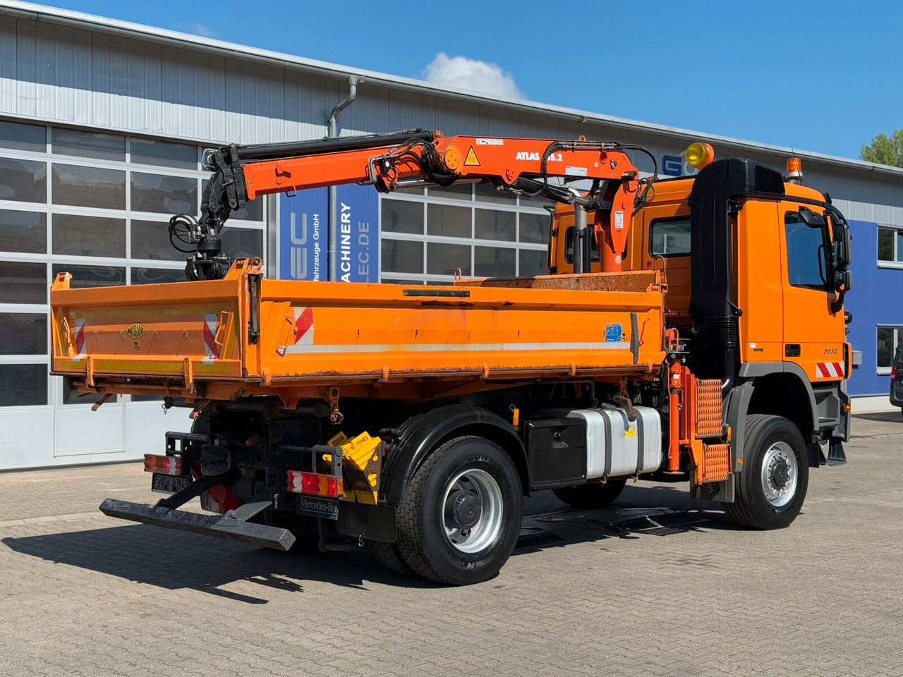 Mercedes-Benz ACTROS 2044 4x4 Kipper Kran ATLAS 65.2 A2L - شاحنة قلاب, شاحنة كرين: صورة 5 Mercedes-Benz ACTROS 2044 4x4 Kipper Kran ATLAS 65.2 A2L - شاحنة قلاب, شاحنة كرين: صورة 5